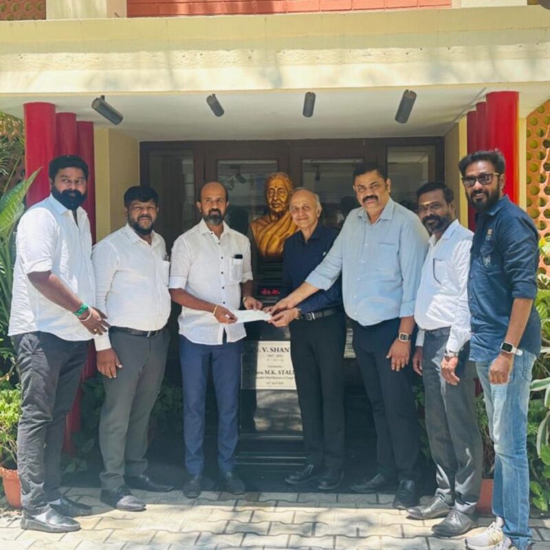 ₹2 Lakh Check Handed to the Cancer Institute (WIA)